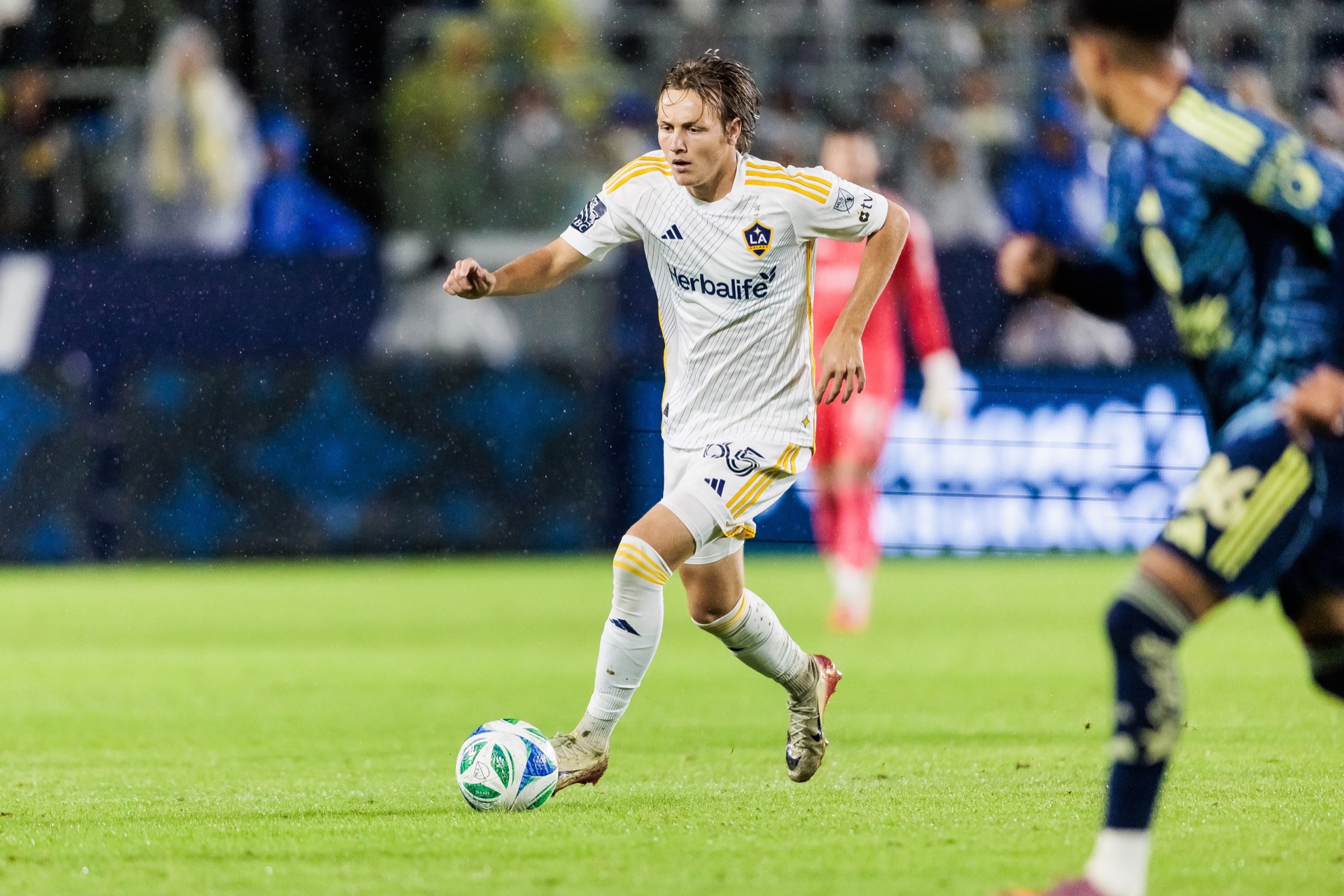 Tommy Musto playing for LA Galaxy